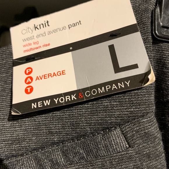 New York & Company, on trend Wide Leg Style: City Knit Grey. NWT - Picture 8 of 8
